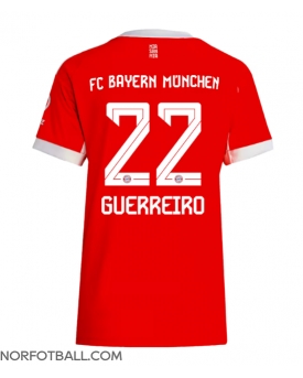Billige Fotballdrakt Bayern Munich Raphael Guerreiro #22 Replika Hjemmedrakt Dame 2025-26 Kortermet